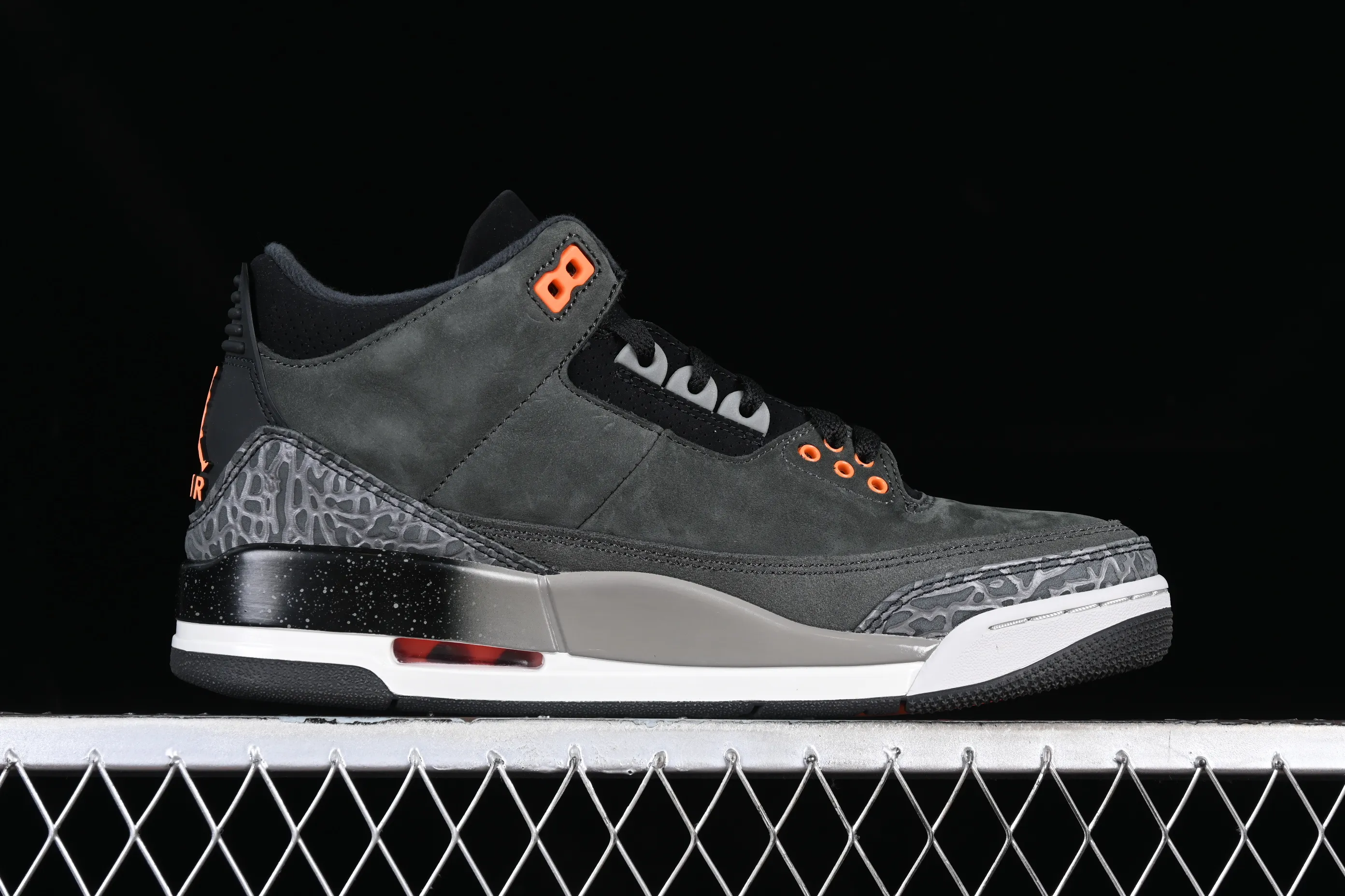 All categories Air Jordan Jordan series basketball shoes Air Jordan 3 foreign trade version Air Jordan 3 Retro "Fear" AJ3 Joe 3 fear dark gray CT8532-080
